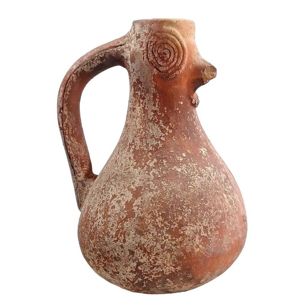 Pre-Columbian Artifact Inca Pottery Storage Vessel Urn Chancay Peru 1000-1400 AD - Picture 1 of 12